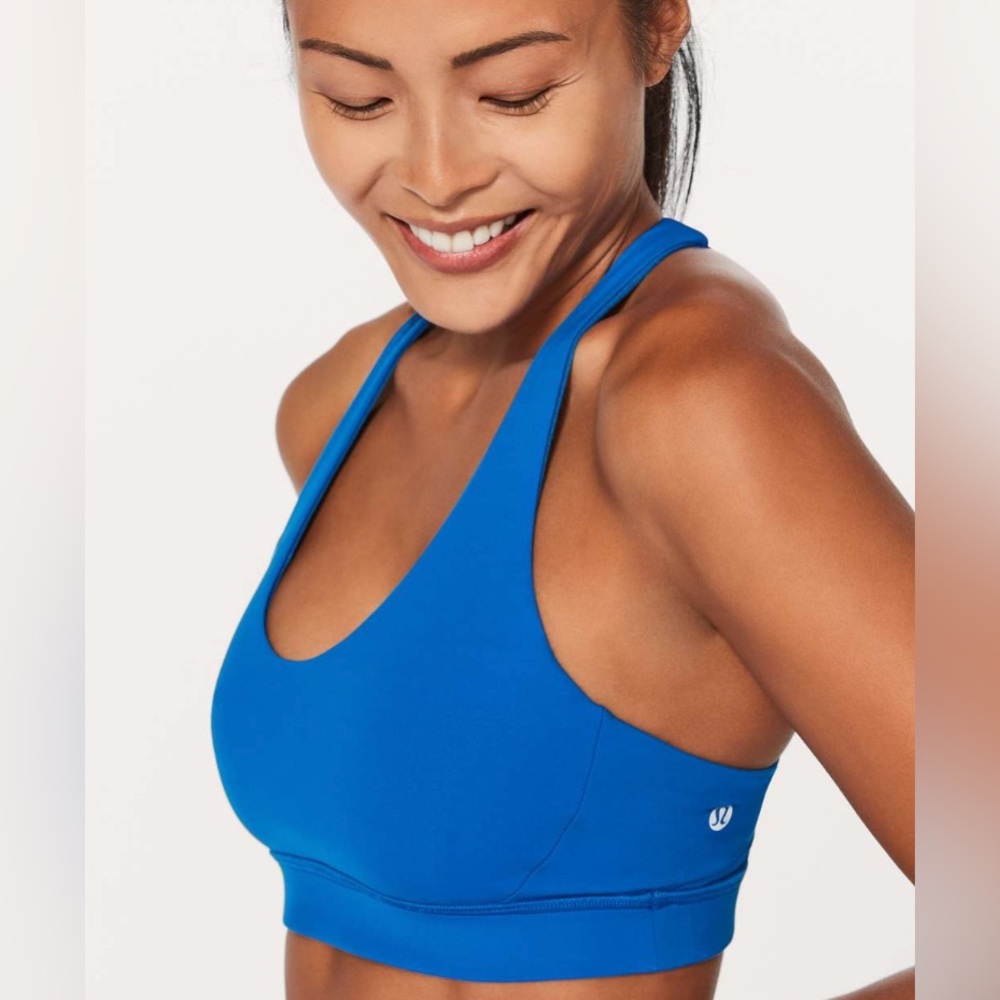 Lululemon Break Free Bra Nulux Amalfi Blue 8